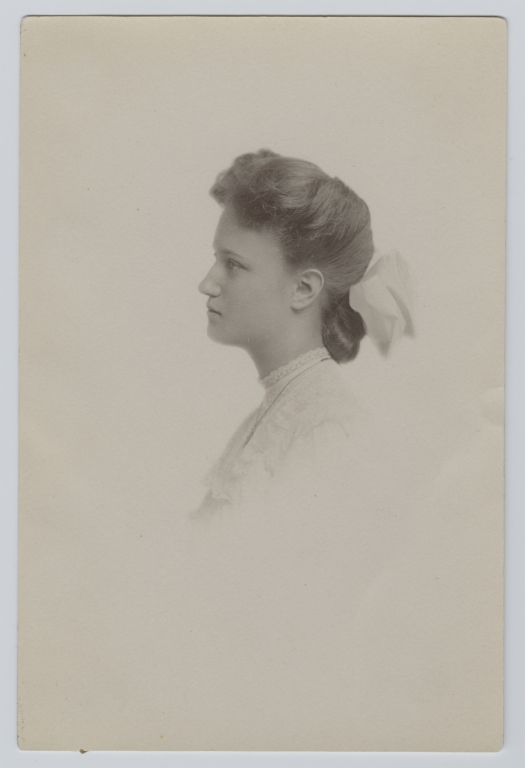 Ida Hrubesky Pemberton as a young girl