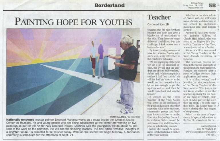 Painting hope for youths