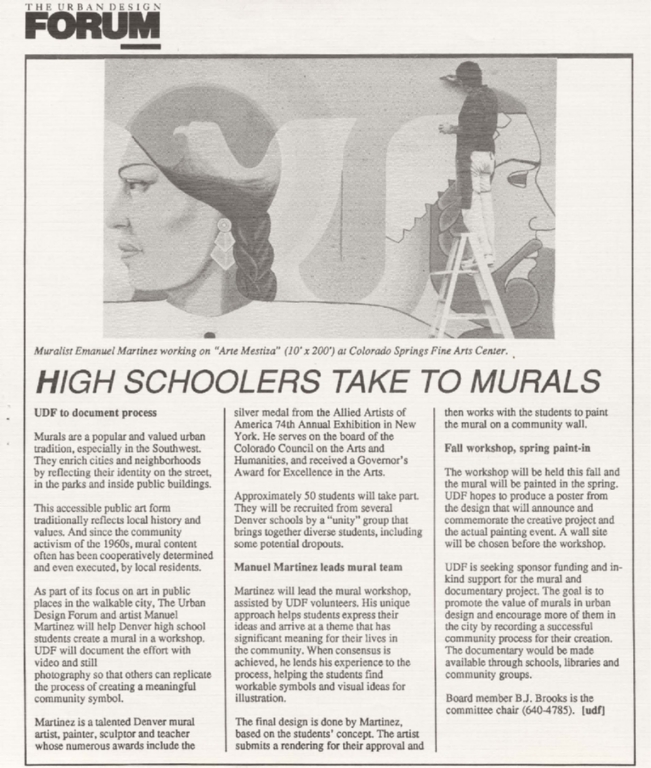 High schoolers take to murals