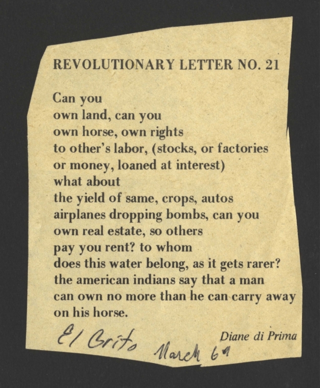 Revolutionary Letter No. 21
